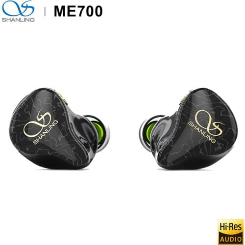 SHANLING ME700 Five-unit Hybrid high-End earphones Hi-Res 2.5mm /3.5mm/4.4mm output MMCX pin HI RES earphones