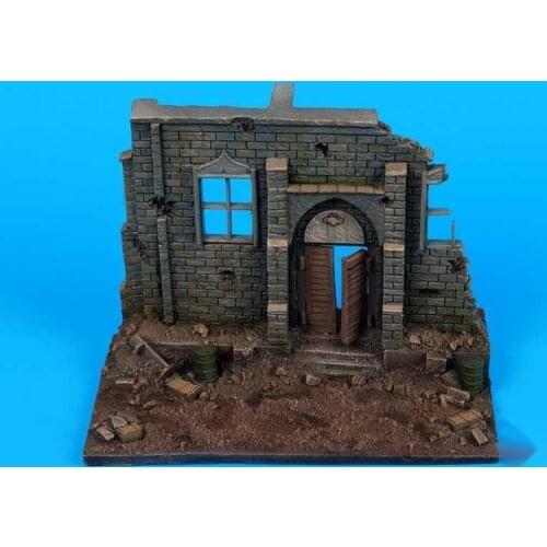 1/72 resin die-casting scene layout props gray model on-site housing construction platform free shipping