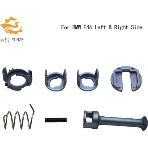 2 SETS DOOR LOCK BARREL REPAIR KIT 45.7MM 7PCS/SET FOR BMW E46 FRONT LEFT RIGHT SIDE BRAND NEW