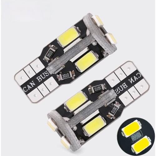2pcs 360 Degree Shine Super Bright Canbus T10 w5w 194 Car Led Light Auto Styling Lamp Yellow Warm White Ice Blue 12V DC Bulbs