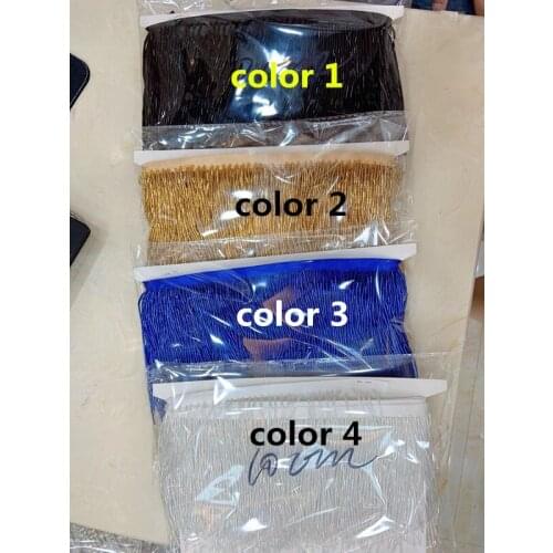 5 yards/bag 10cm width beads tassel fringe with super quality SYJ-9622 for fashion dress