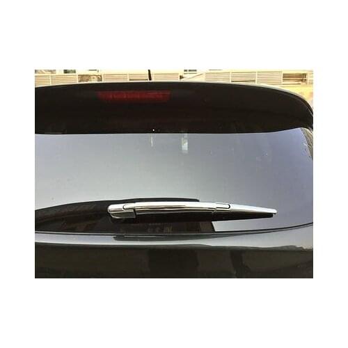 ABS Chrome Rear window wiper noozle cover trim 3pcs for Nissan Qashqai 2014-2016