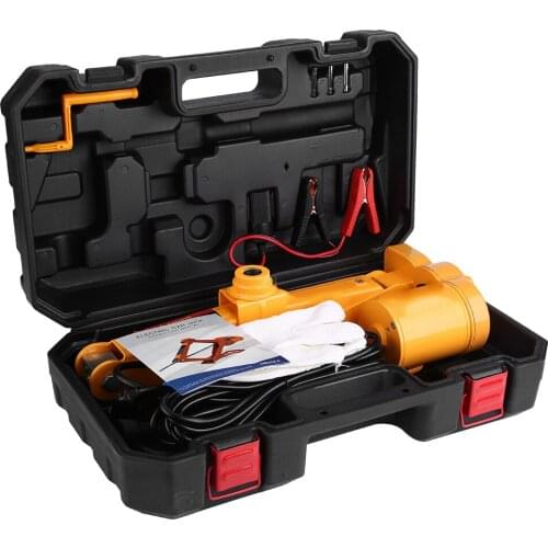 Car Jack Lifting Set 3Ton 12VDC SUV Van Garage Emergency Equipment Automotive Hydraulic Jack Car Repair Tool