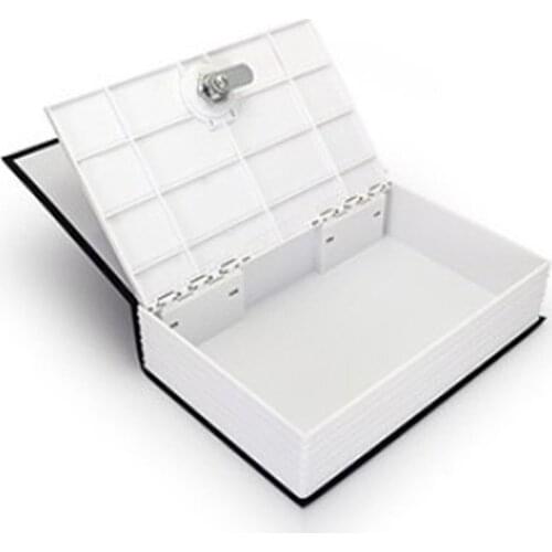 High Quality Hot Steel Simulation Dictionary Secret Book Safe Money Box Case Money Jewelry Storage Box Security Key Lock