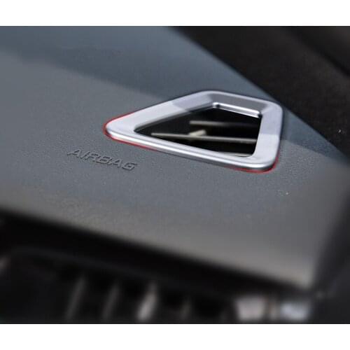 For Volvo XC60 2018 Air Outlet Cover Trim ABS Matt Silver Chrome Car AC Accessories LHD