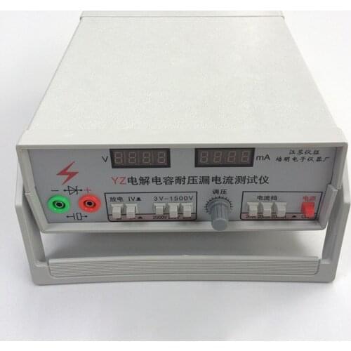 Electrolytic capacitor withstand voltage leakage current tester Test voltageDC 3-1500V