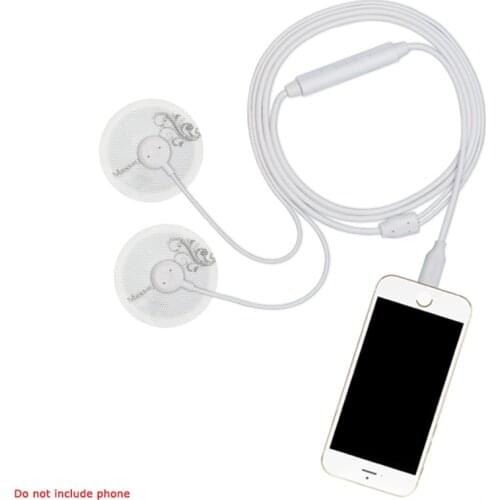 Mini EMS Massager Powered by Mobile EMS Body Training Electronic Pulse Electrode Muscle Stimulator Exercise TENS Stimulation