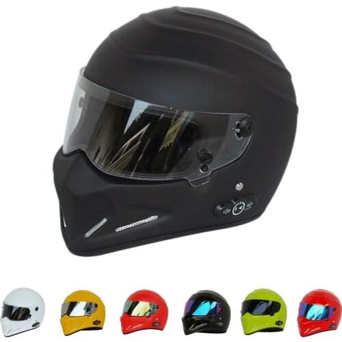 Motorcycle Star Wars helmet Full Face ATV Motorcross Monster Bluetooth Headset Crash vespa casque Scooter Retro Without Intercom