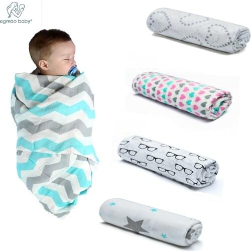 High Quality Newest Saft Frivolous Musin Neweborn 120*120 CM Muslin Blanket Orgonic Cotton Baby Bath Towel Baby Swaddles