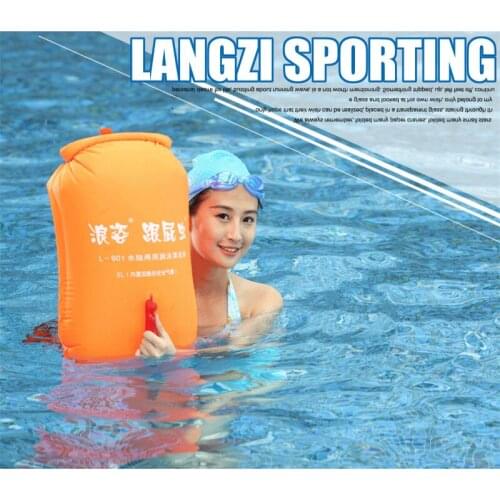 Inflatable Swimming Ring L901 Nylon & PVC Double Airbags Swim Floats Equipment Swimming Pool Floating Lifesaving Ball