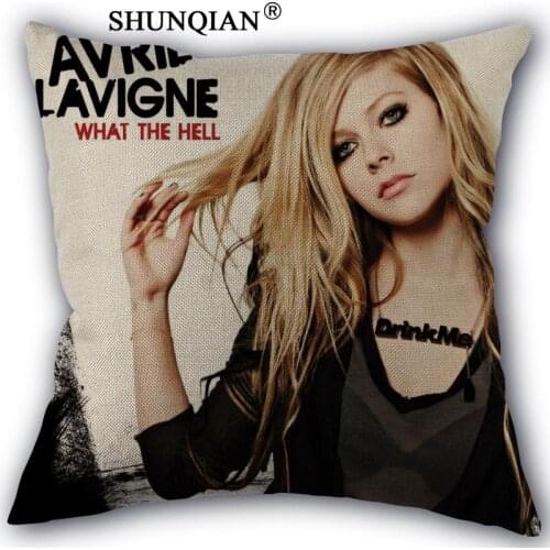Custom Avril Lavigne Pillowcase Custom cotton pillowcases decorative beauty Home Furnishing customized pillow