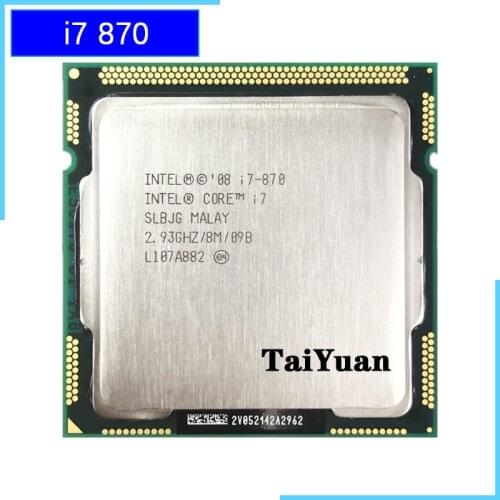 Intel Core i7-870 i7 870 2.9 GHz Quad-Core CPU Processor 8M 95W LGA 1156