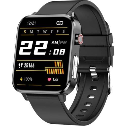 E86 Bluetooth Smart Watch BodyTemperature Blood Pressure Heart Rate Sleep Health Monitoring Bracelet Sport Waterproof Smartwatch