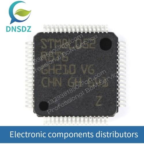 STM8L052R8T6 STM8L052 LQFP-64 16mhz 64KB Flash memory 8-BIT Microcontroller 100%New 5Pcs