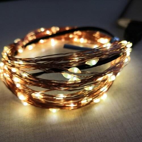 5V USB LED String Lights 2/5/10M Silver Wire Waterproof Fairy Light Garland For Home Christmas Wedding Party Decoration