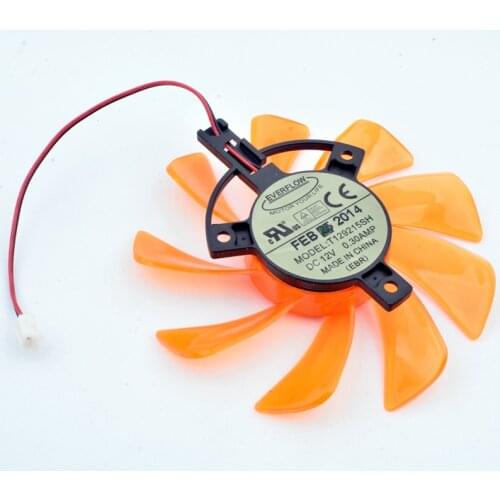 T129215SH 12V 0.30A 85mm diameter and 39mm hole pitch 2 lines for GTX 650i graphics card cooling fan