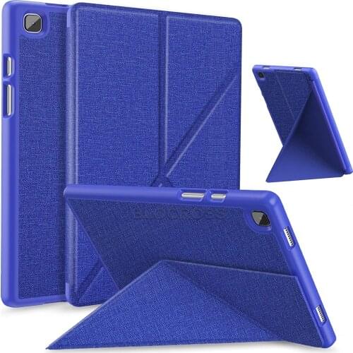 Smart Case for Galaxy Tab A7 2020 Tablet Stand for 10.4 inch SM-T500 SM-T505 Auto Sleep Wake up Soft TPU Back Cover with Stylus