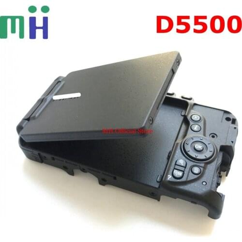 For Nikon D5500 Back Cover Rear Case Shell with Button LCD Display Screen and Flex Cable Camera Repair Spare Part
