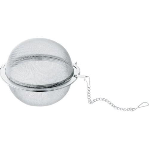 100pcs Stainless Steel Tea Pot Infuser Sphere Locking Tea Ball Strainer Mesh Infuser Tea Strainer Filter W0097