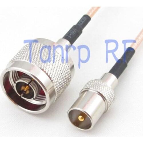 12in TV male to N male plug RF adapter connector 30CM Pigtail coaxial jumper extension cord cable RG316