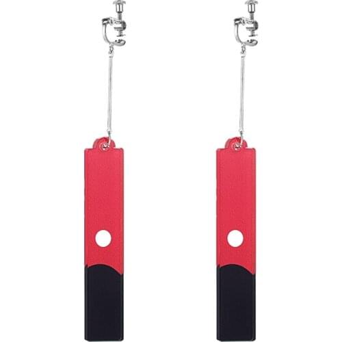Tokyo Revengers Acrylic Earrings Simple Cosplay Props Hanafuda Drop Earrings Punk Jewelry for Women 2021