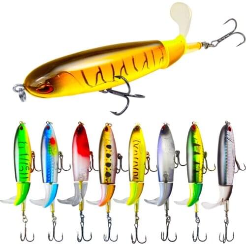 Free Shipping 11cm 15g Whopper Plopper Fishing Lure Artificial Popper Hard Bait Chatterbait TopWater Wobblers YU026