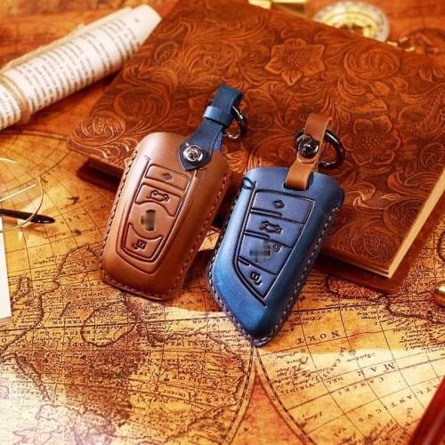 Car Key Case Suitable for BMW 5 Series 7 Series 1 sSeries 3 Blade x1x3x4x5x6525 Three Series 320li Bag Buckle Shell Cover