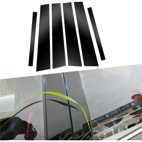 6pcs/Set Car Door Window Pillar Posts Trim Decoration Fit for Lexus GS GS300 GS350 GS430 GS460 2006 2007 2008 2009 2010 2011