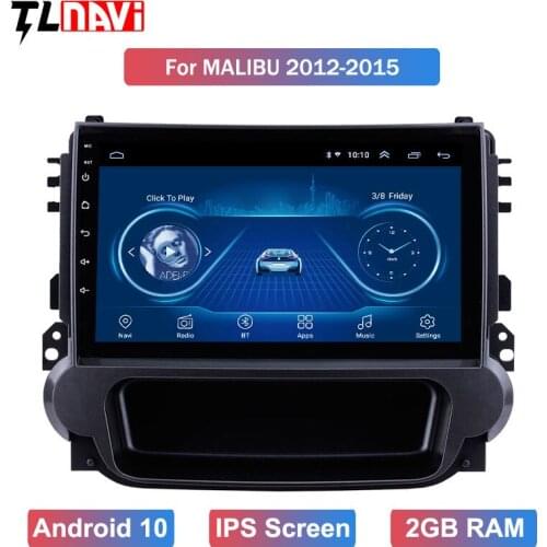 Android 10 Head Unit WiFi Car Radio Stereo GPS IPS screen Multimedia Player For Malibu 2012 2013 2014