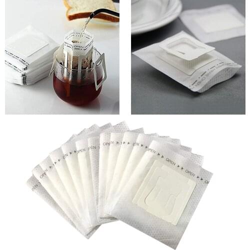 Coffee Filter Paper Bag 50pieces Single Serve Disposable Drip Coffee Filter Bag Perfect for House