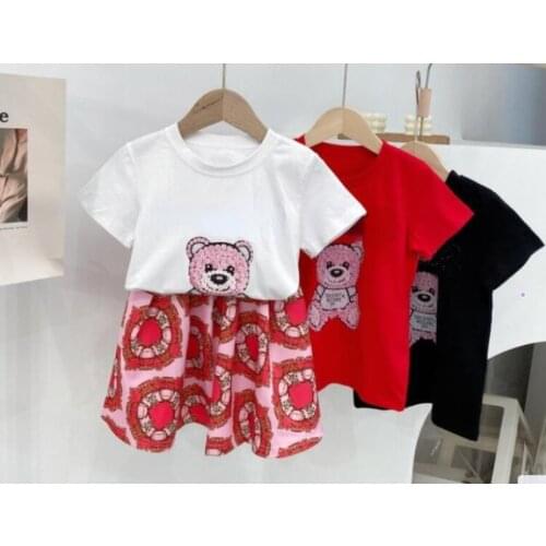 2021 New Baby Girls Summer Fashion Sets, Top+Pants Wholesale 6 sets/lot