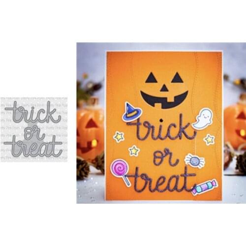 ZY 2021 New Arrival Presell Halloween Metal Cutting Dies for DIY Scrapbooking/photo album Decorative Embossing DIY Paper Cards