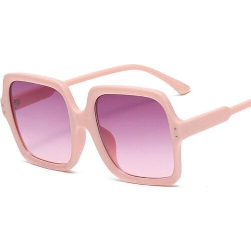 New Square Sunglasses Women Vintage Oversized Men Sun Glasses Big Frames Gradient Outdoors Sunglass UV400 Ladies