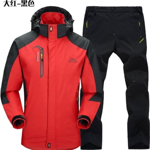 New Thicken Warm Windproof Winter Women Snowboard Set Ski Jacket and Pant Suits Female Ski Wear Waterproof Snow Skiing Suit