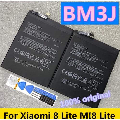 Original Battery BM3J 3350mAh For Xiaomi MI8 Mi 8 Lite High Quality Replacement Phone Batteries