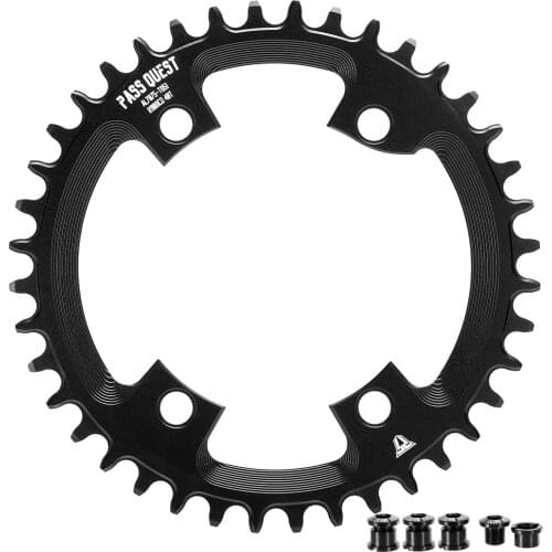 PASS QUEST 110BCD Round Chainring Road Bike Chainwheel Crankset For R7000 R8000 DA9100 38T-58T
