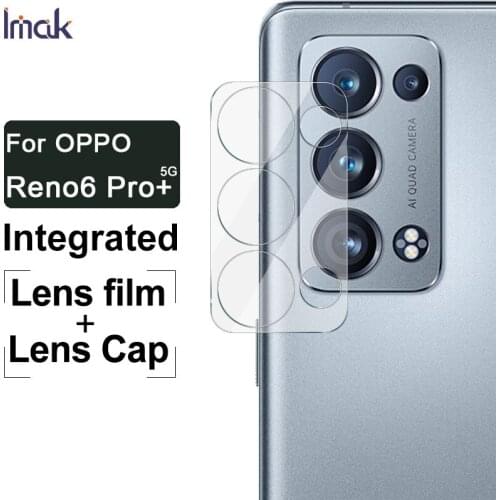 IMAK Camera Lens Film for OPPO Reno 6 Pro Plus 5G Rear Camera Len Tempered Glass Protector for OPPO Reno6 Pro Plus 5G