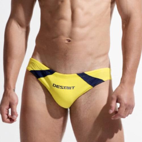Sexy Mens Swim Briefs Desmiit Swimwear Gay Swimming Trunks Patchwork Swimsuit Men Bathing Suit Beach wear Shorts zwembroek sunga