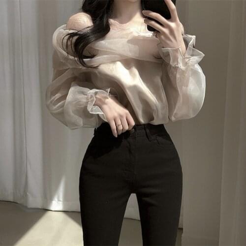 Suooheyal Off Shoulder Blouses