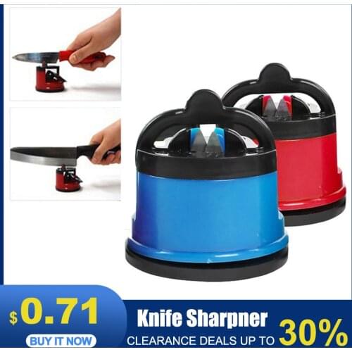 Suction Knife Sharpener Easy And Safe To Sharpens Tungsten Steel Kitchen Sharpening Tool With Sharpening Stones Kitchen Chef