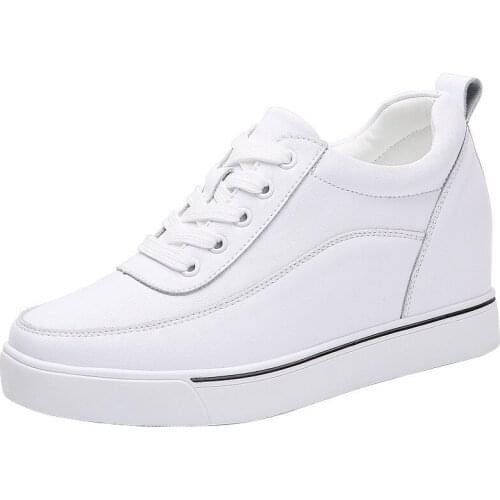 2021 Autumn and Winter New Flat Korean Casual Shoes Four Seasons All-Match Fashion Womens Thin Shoes Height Increasing Insole