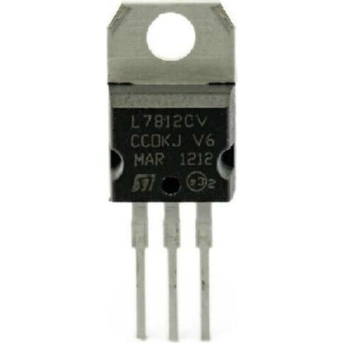 10pcs x L7812CV L7812 KA7812 LM7812Voltage Regulator 12V 1.5A TO-220