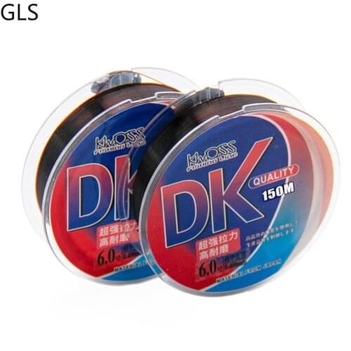 GLS 2021 New 150M Nano Nylon Carp Fishing Line Monofilament Strong 0.104mm-0.470mm Fluorocarbon Coating Line