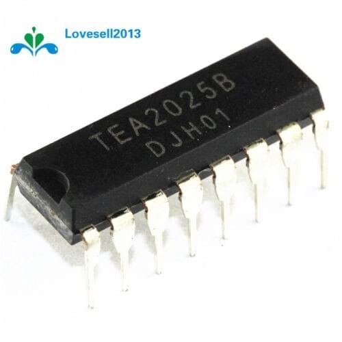 5PCS IC TEA2025 TEA2025B AMP AUDIO PWR MONO 16DIP