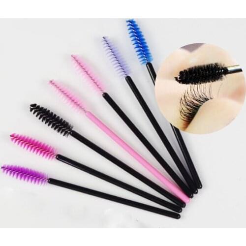50Pcs Tattoo Supplies Disposable Micro Mascara Wand Eyelash Extension Cleaning Brush Lash Eyebrow Brusher Makeup Tools/Accessory