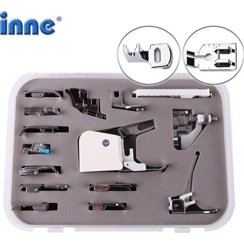 INNE Sewing Accessories Presser Foot Nail Buckle Presser Feet Home Multi-function Snap On Button Hole Parts Kit