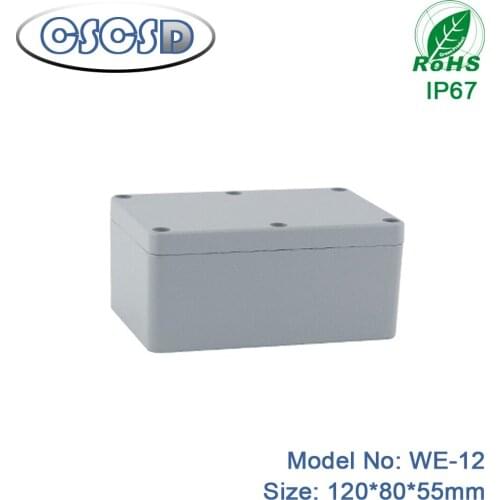 A pcs/lot 120*80*55mm CSCSD aluminum die cast mold aluminum waterproof amplifier enclosure power amplifier enclosure