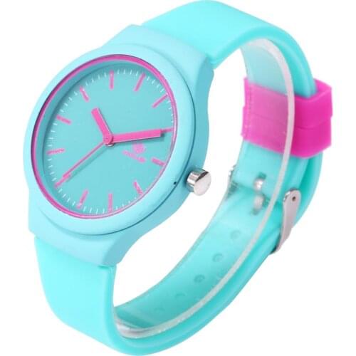Women Watch Candy-colored Silicone Simple Digital Scale Ladies Watches Silicone Watch Strap Female Quartz Watch reloj mujer