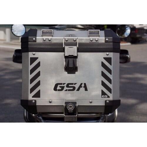 GSA Adventure Motorcycle Reflective Decal Kit "GSA" sign logo for Touratech Top Case
