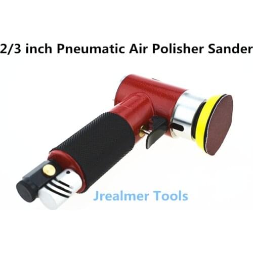 Jrealmer 2 Inches Pneumatic Air Polisher Sander Eccentric Polishing Machine Pneumatic Polisher Tool